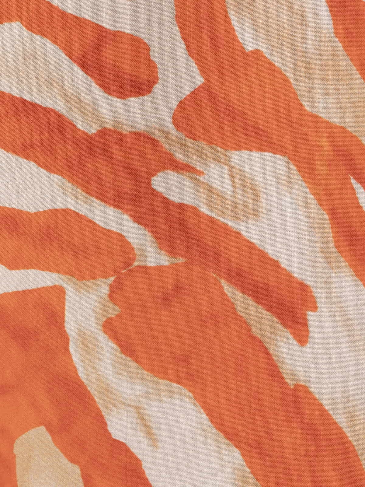 Blusa estampada animal print color Naranja