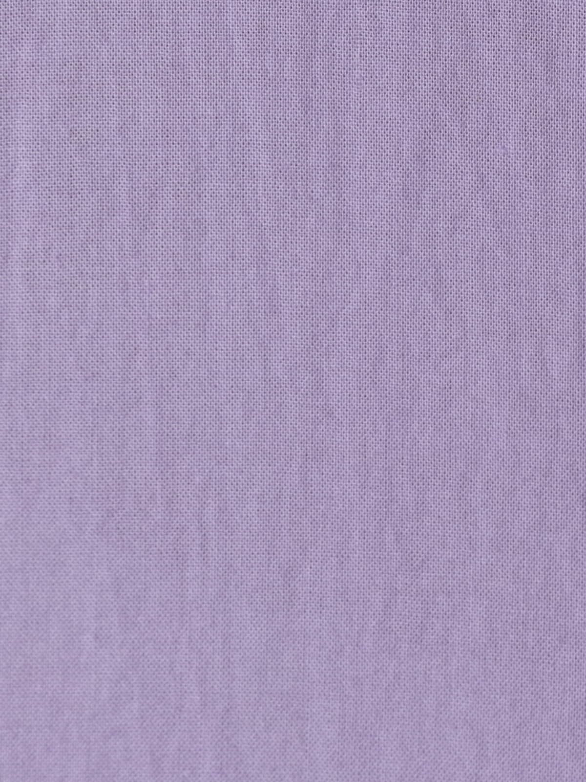 Blusa cotton voile detalle volante color Lila