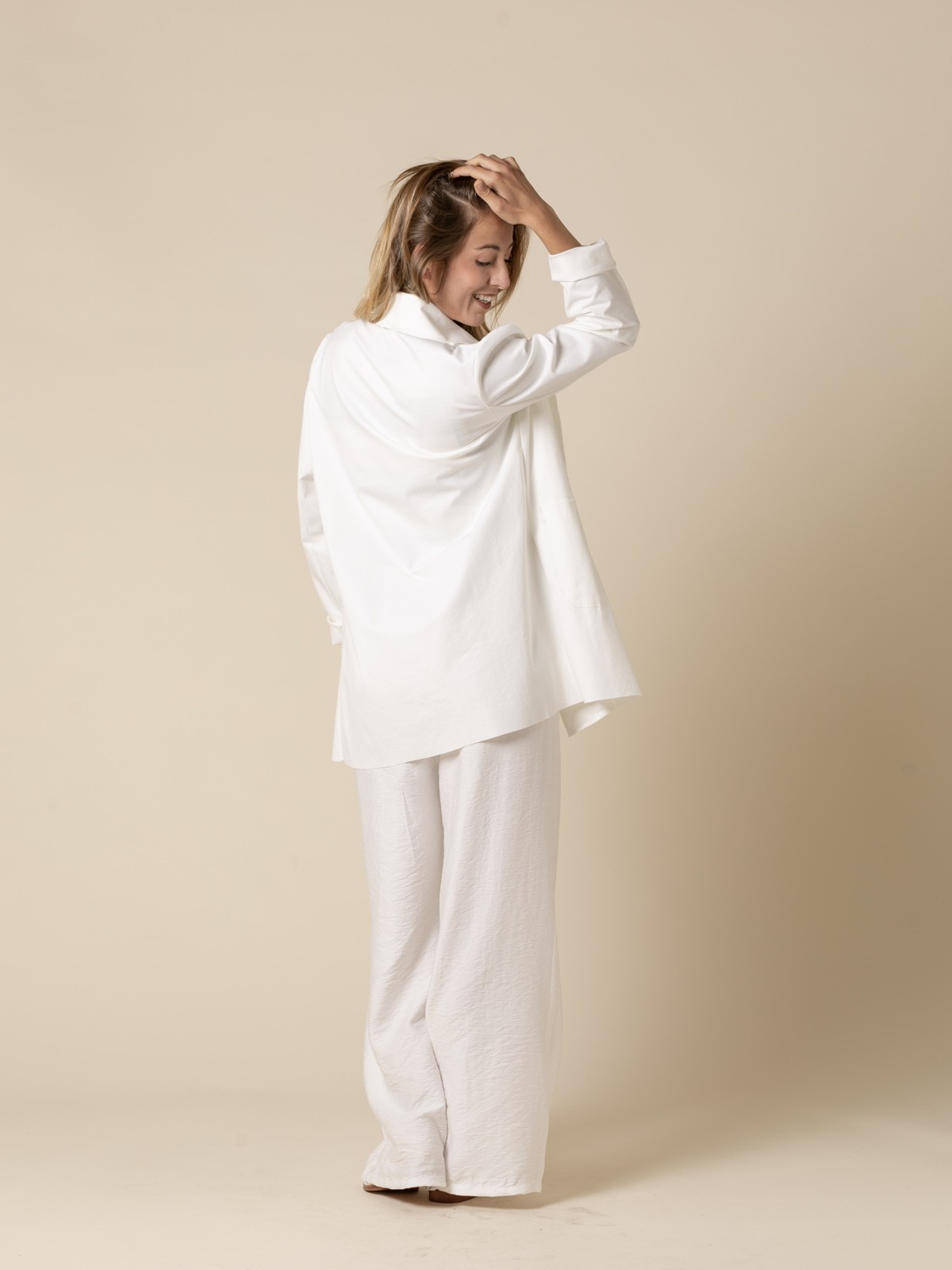 Blasier comfy oversize color Blanco