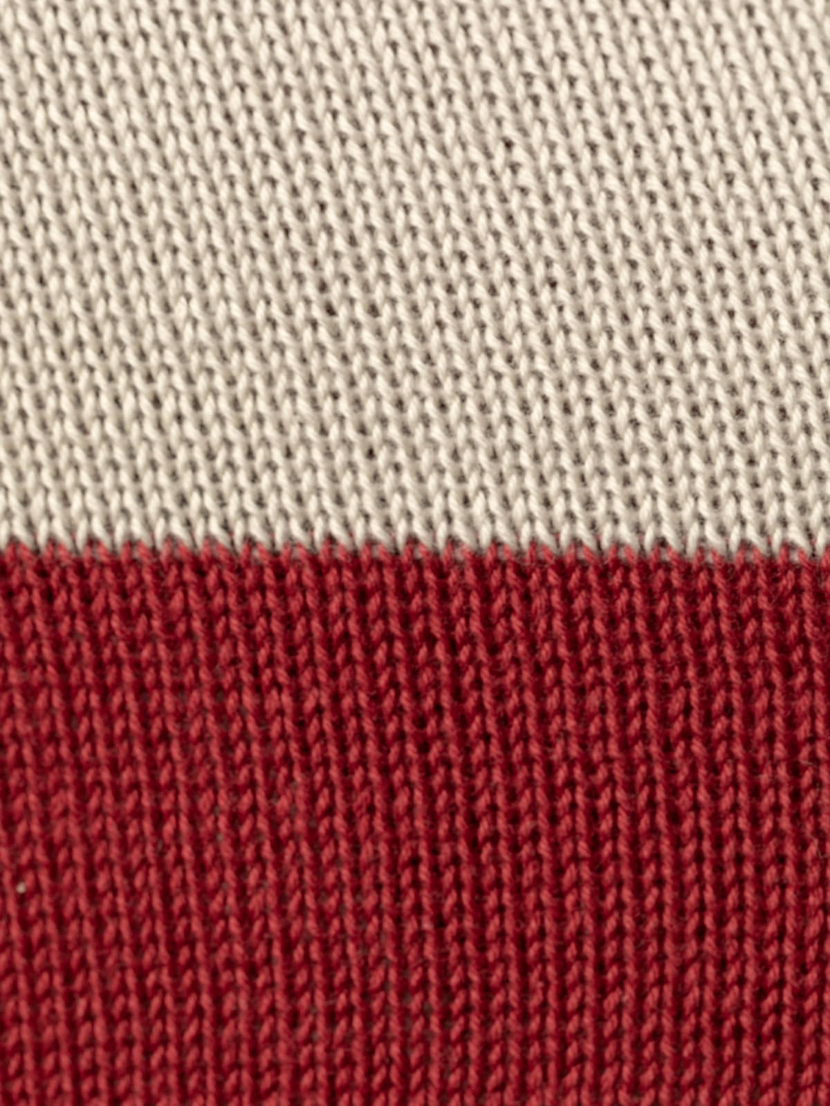Criss-striped 100% cotton jacket  Bordeaux colour