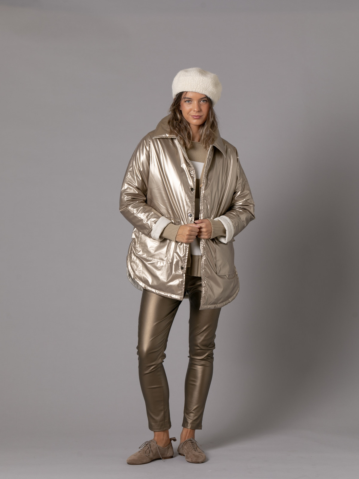 Waterproof padded parka colour