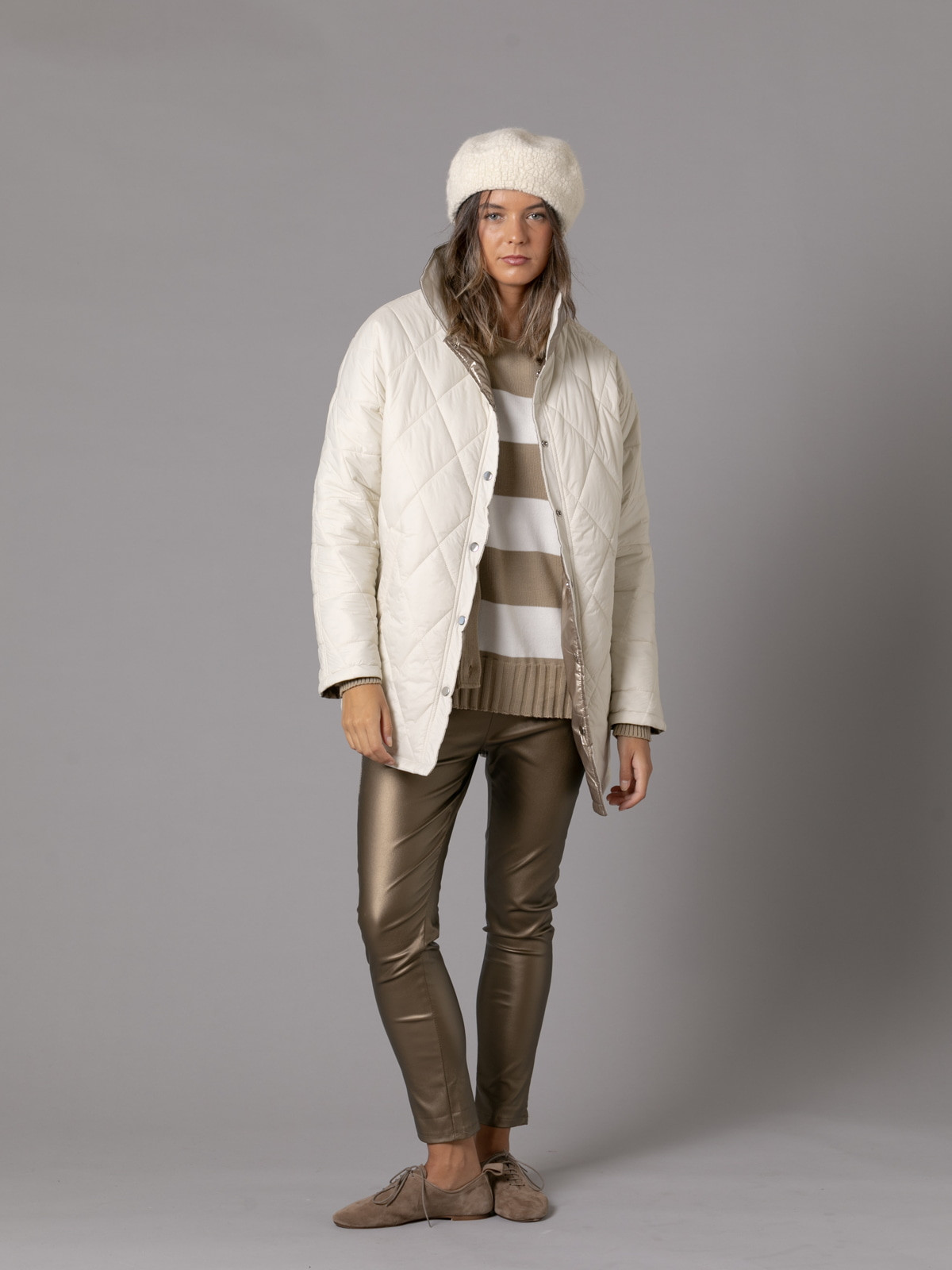 Ladies waterproof padded parka 2025