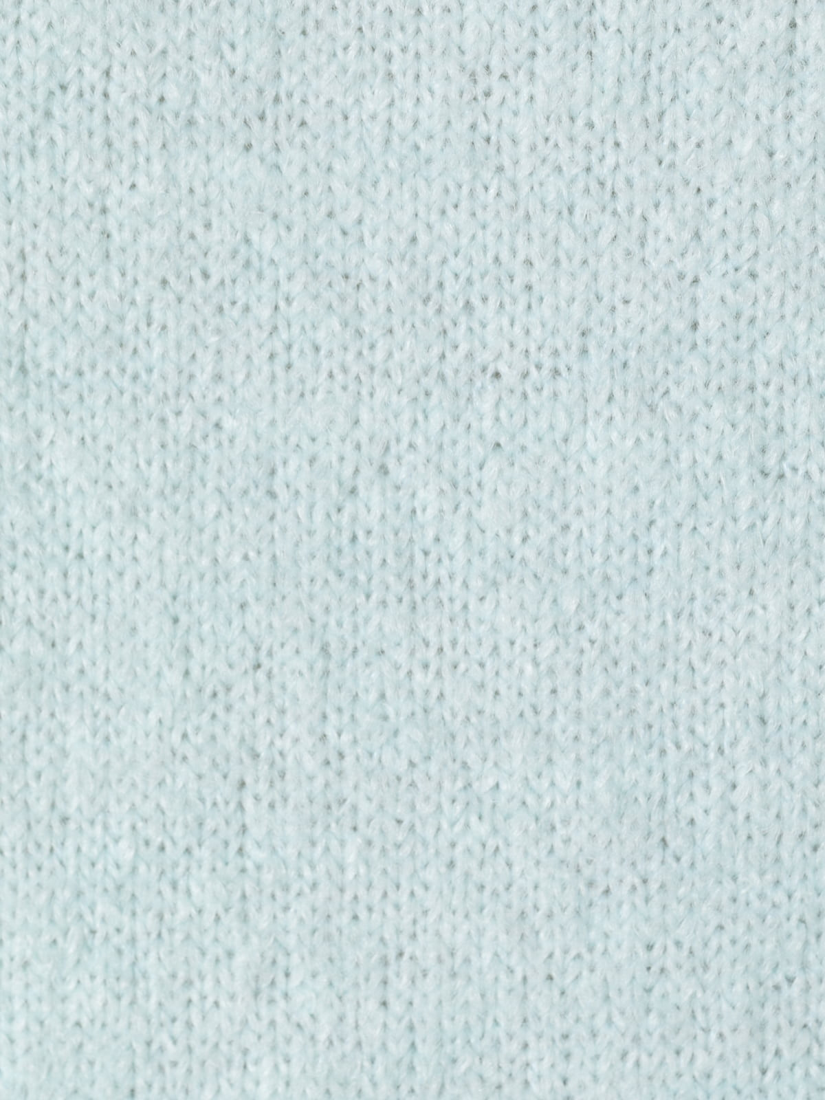 Spring alpaca sweater with round  Blue Lightcolour