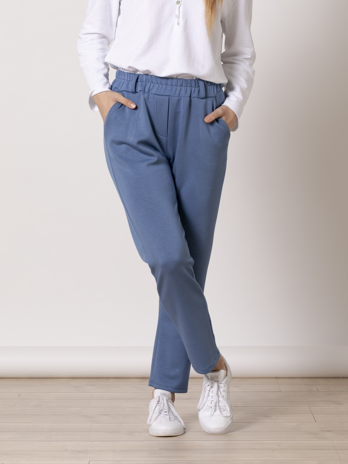 Pantalón confy sport color Azul Jean