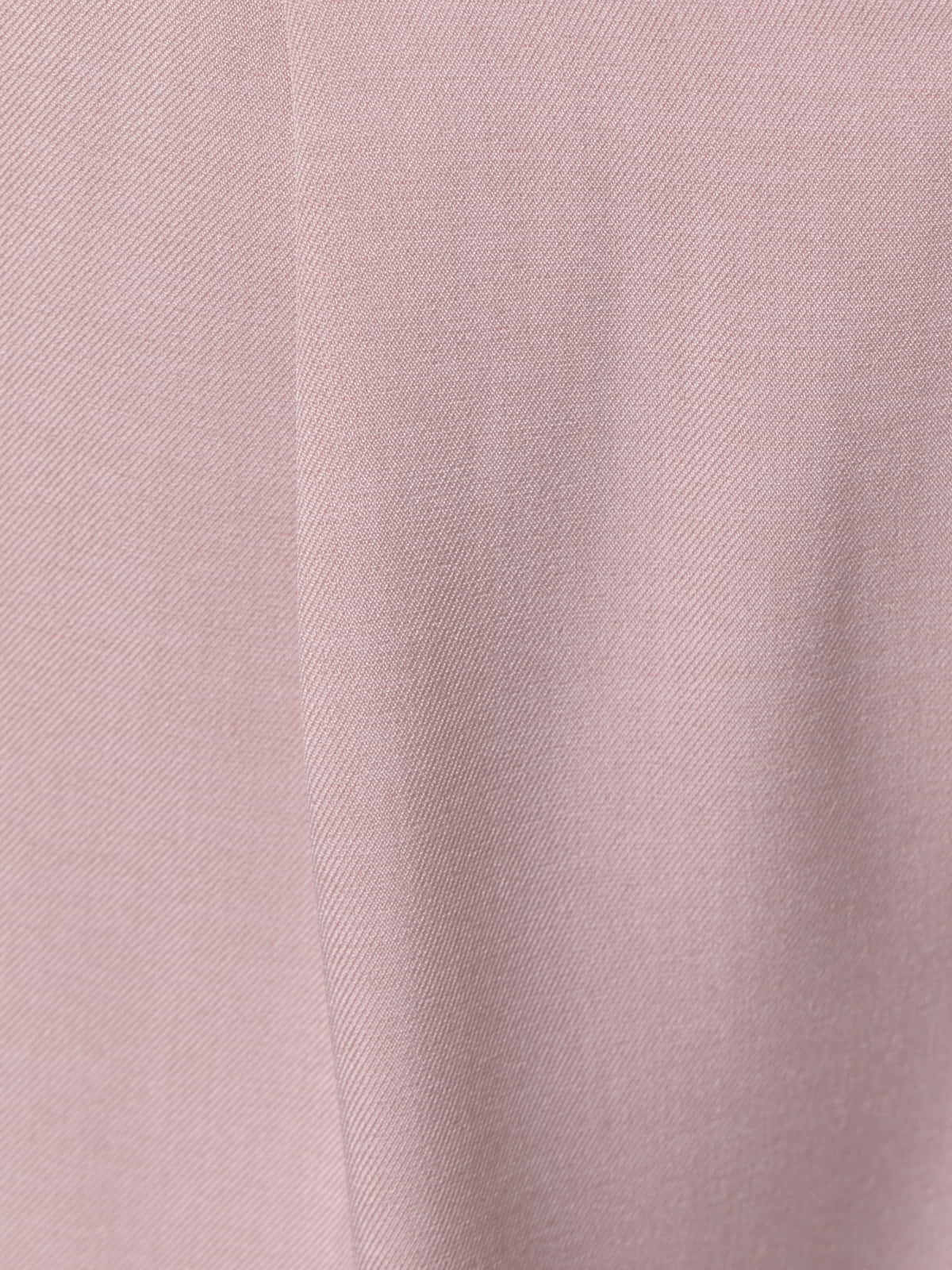 Pantalón fluido de pinza color Rosa