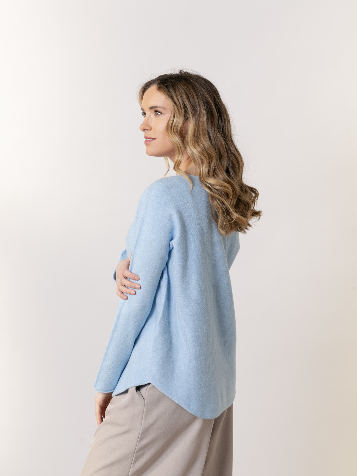 Essence soft jersey with boat  Blue Lightcolour