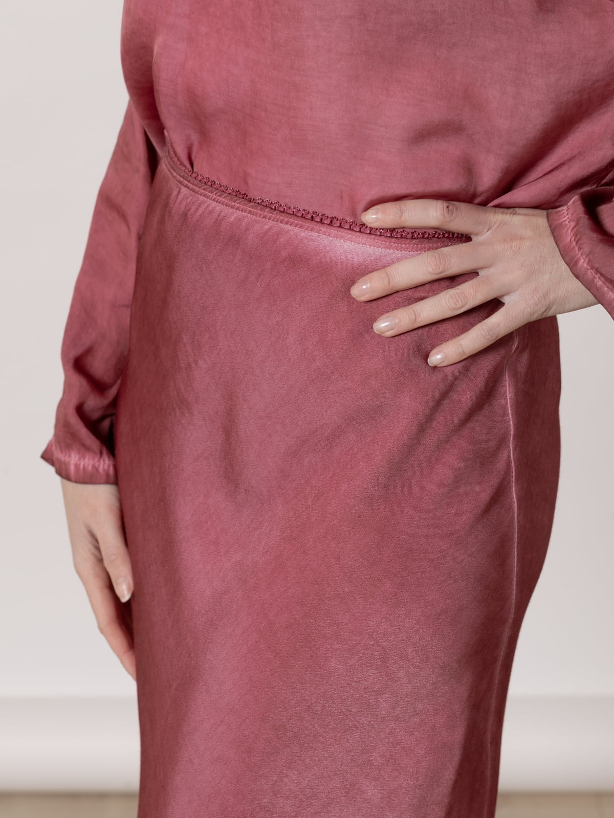 Flowy lace skirt  Bordeaux colour