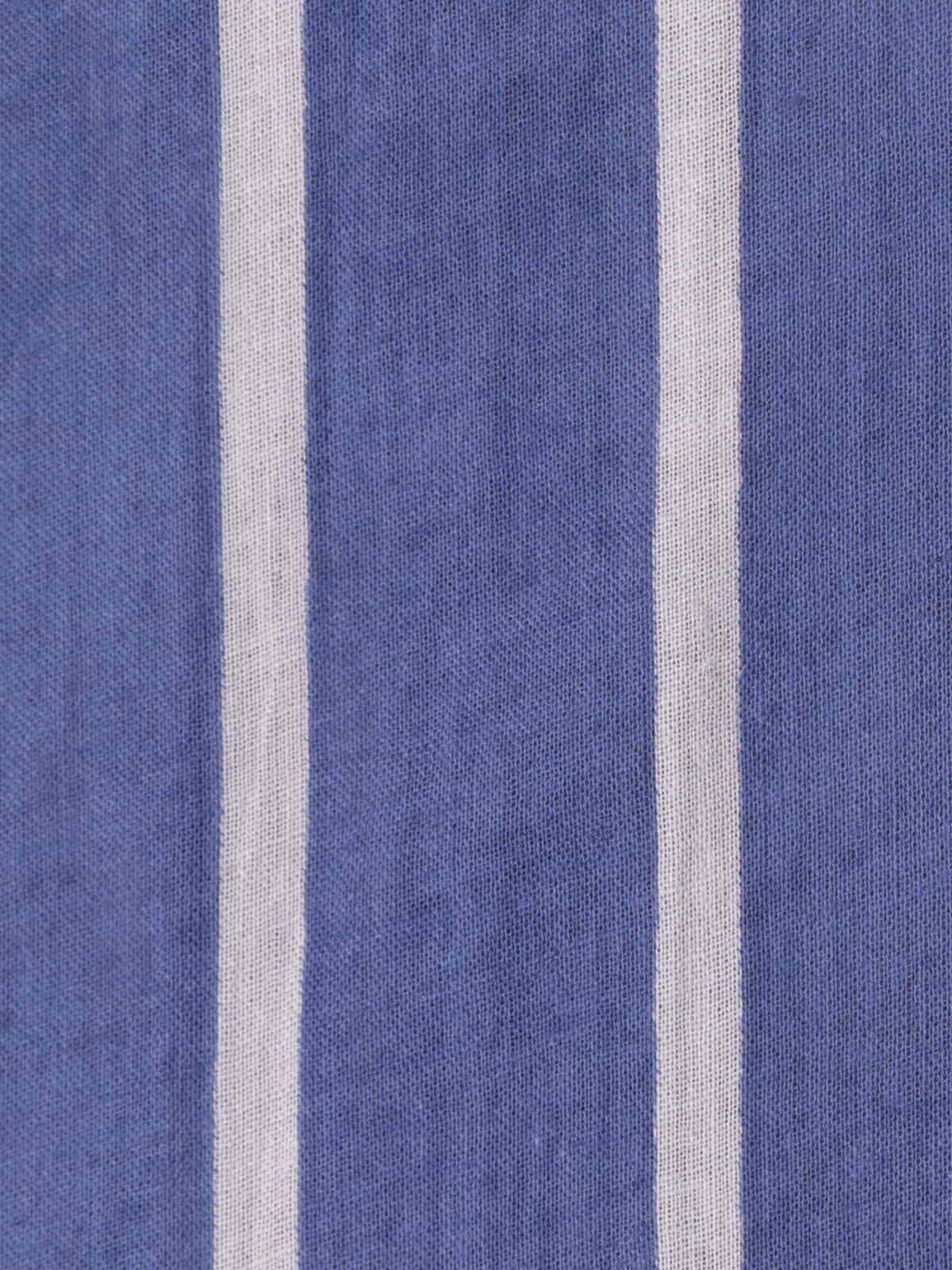 Camisa larga dibujo lineal color Azul