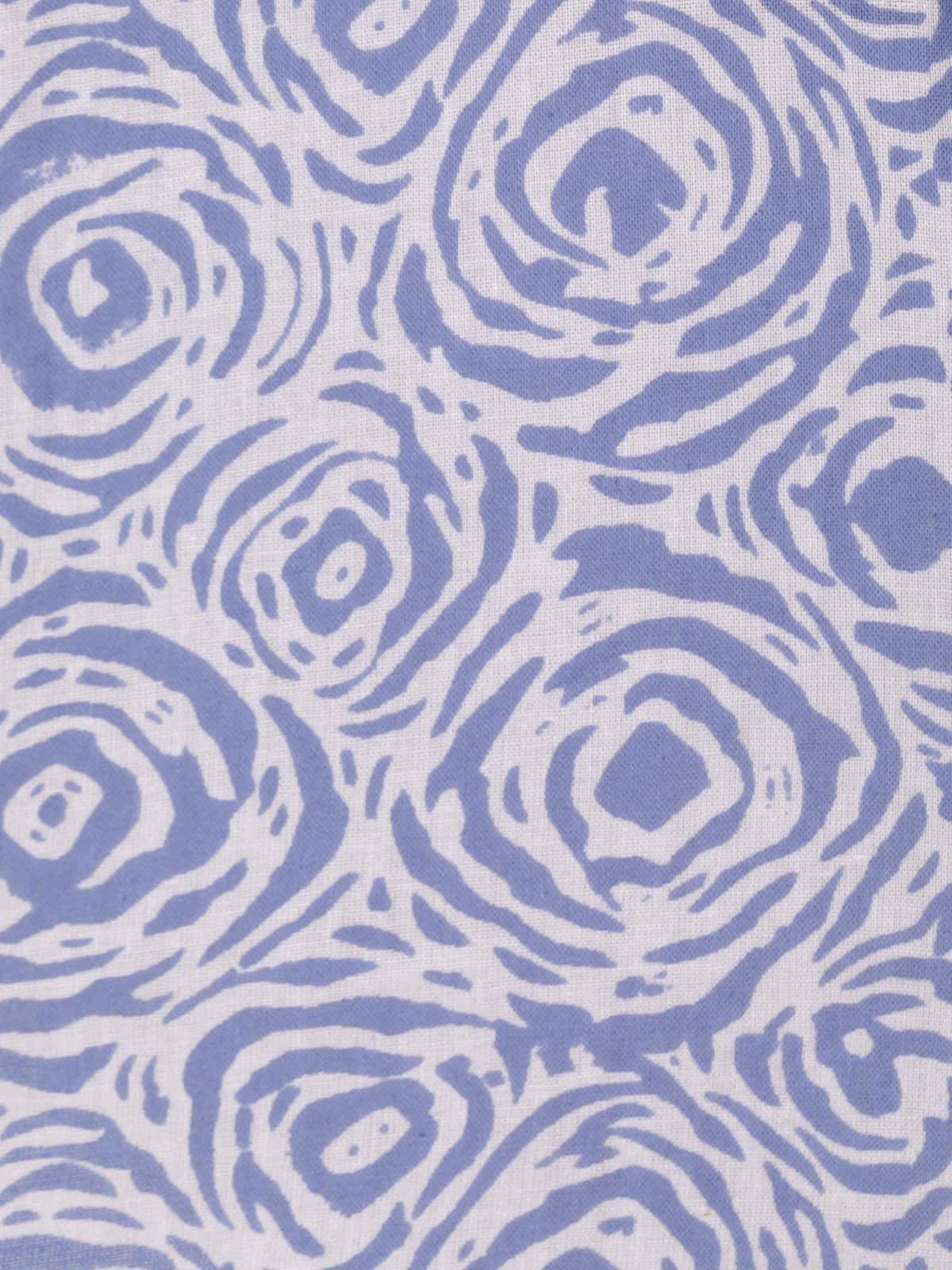 Camisa larga dibujo camelias color Azul