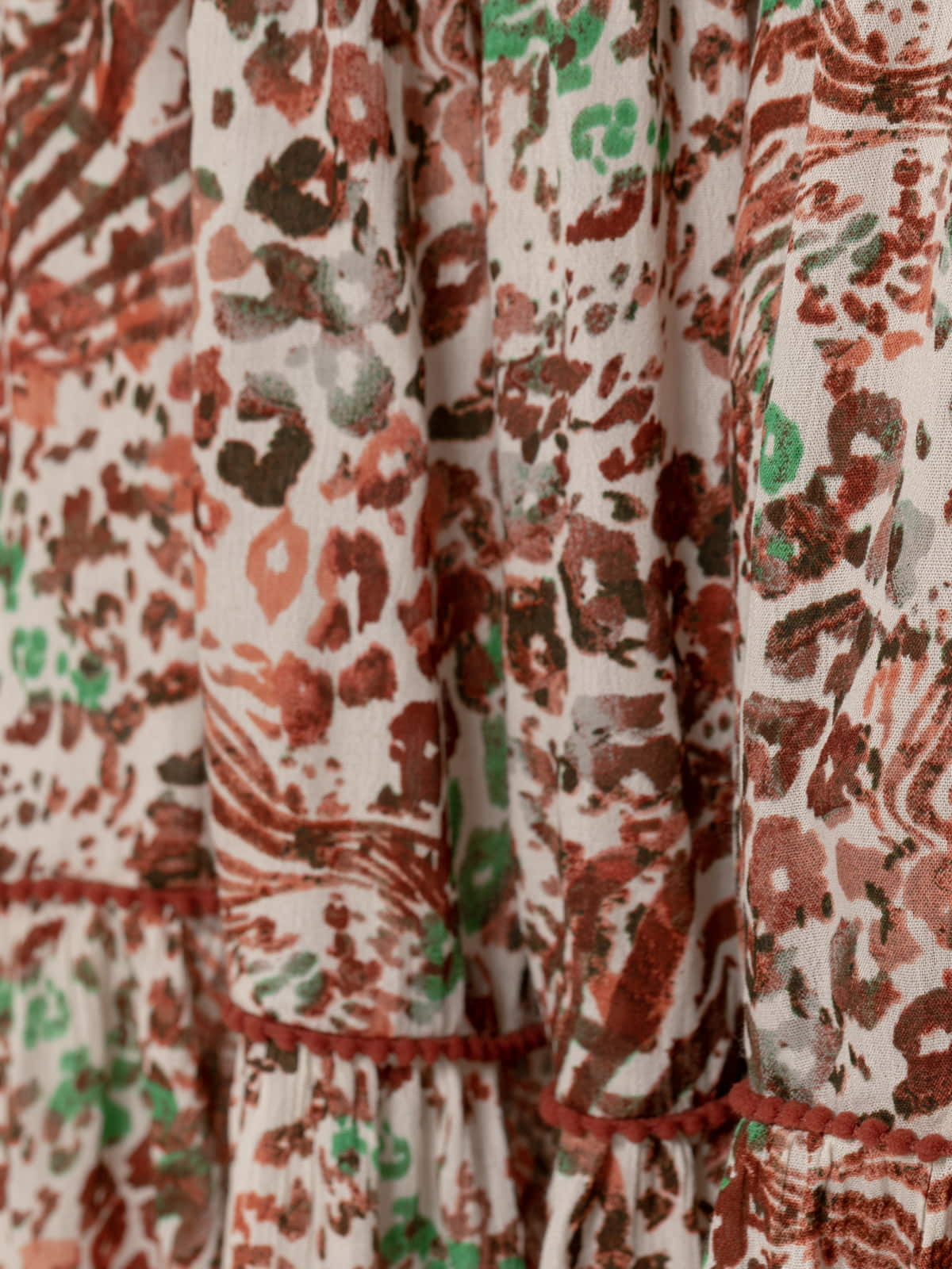 Flowing Lucia skirt  Animal Print colour