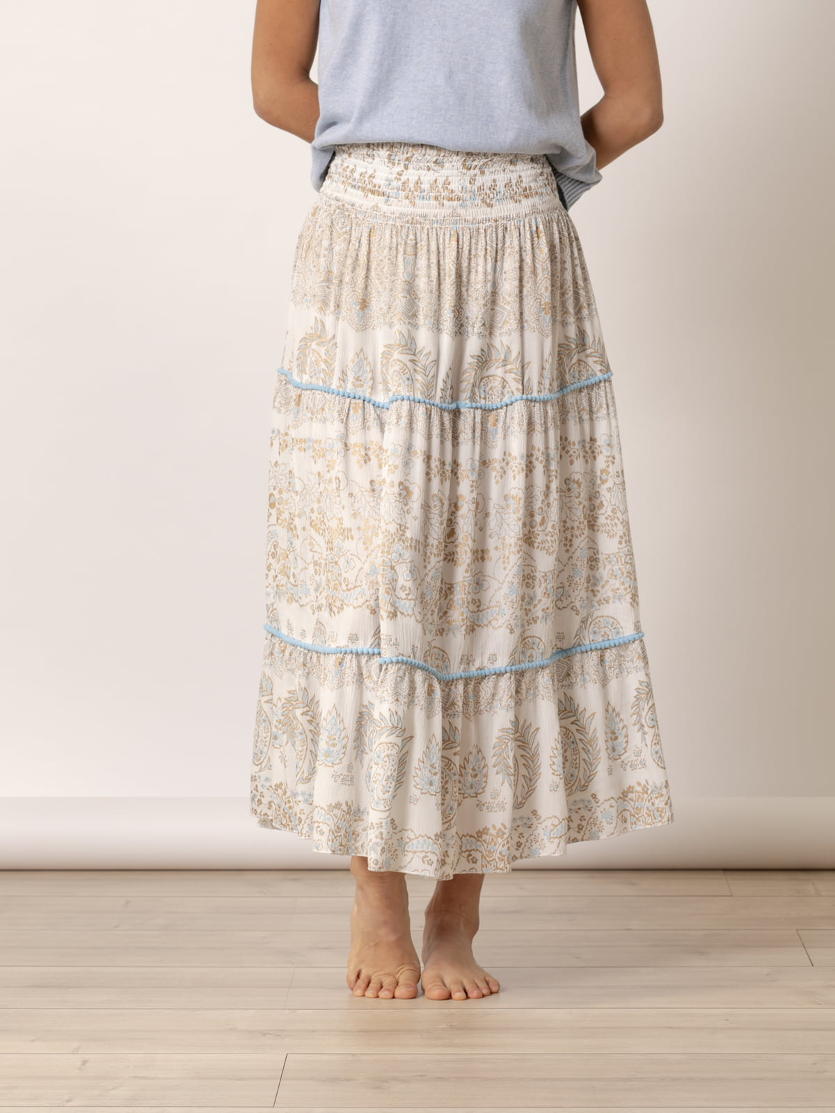 Flowing Lucia skirt  Blue colour