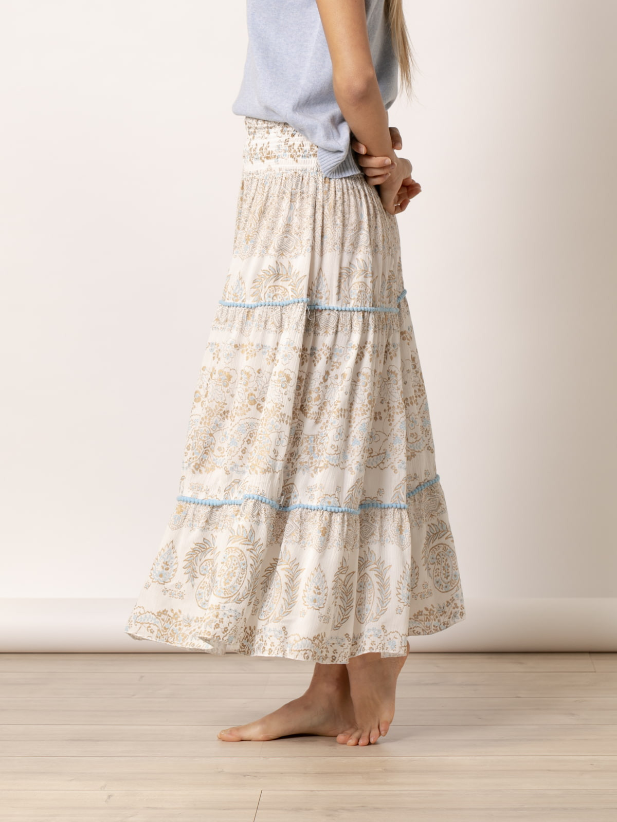 Flowing Lucia skirt  Blue colour