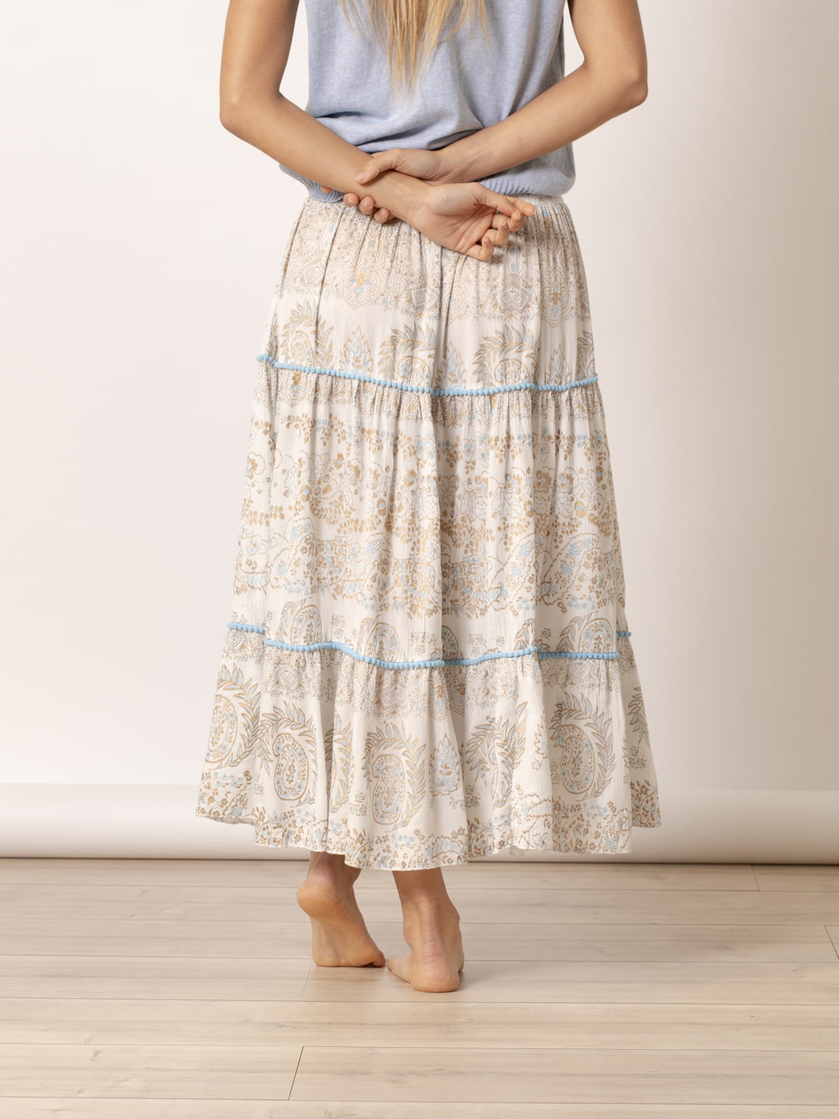 Flowing Lucia skirt  Blue colour