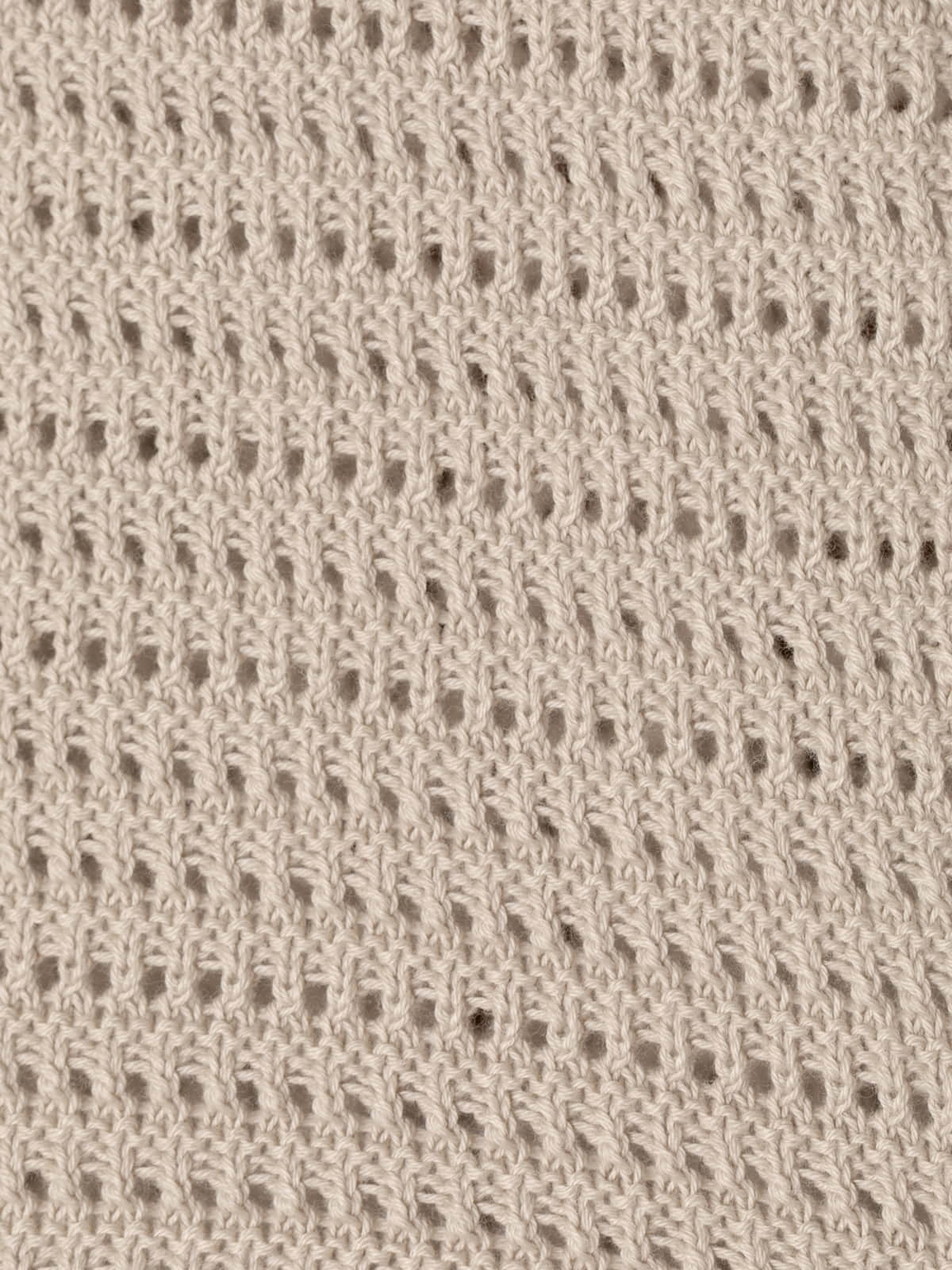 Chaqueta de punto calada trendy color Taupe
