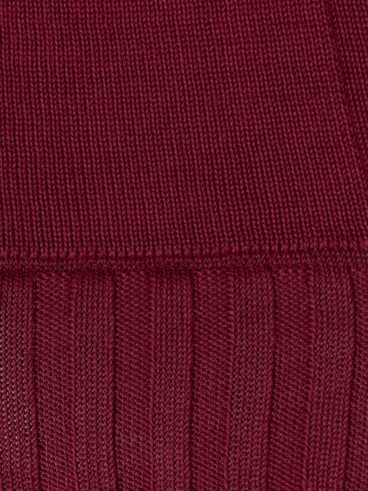 Chaqueta oversize c/polo y abotonado color Burdeos