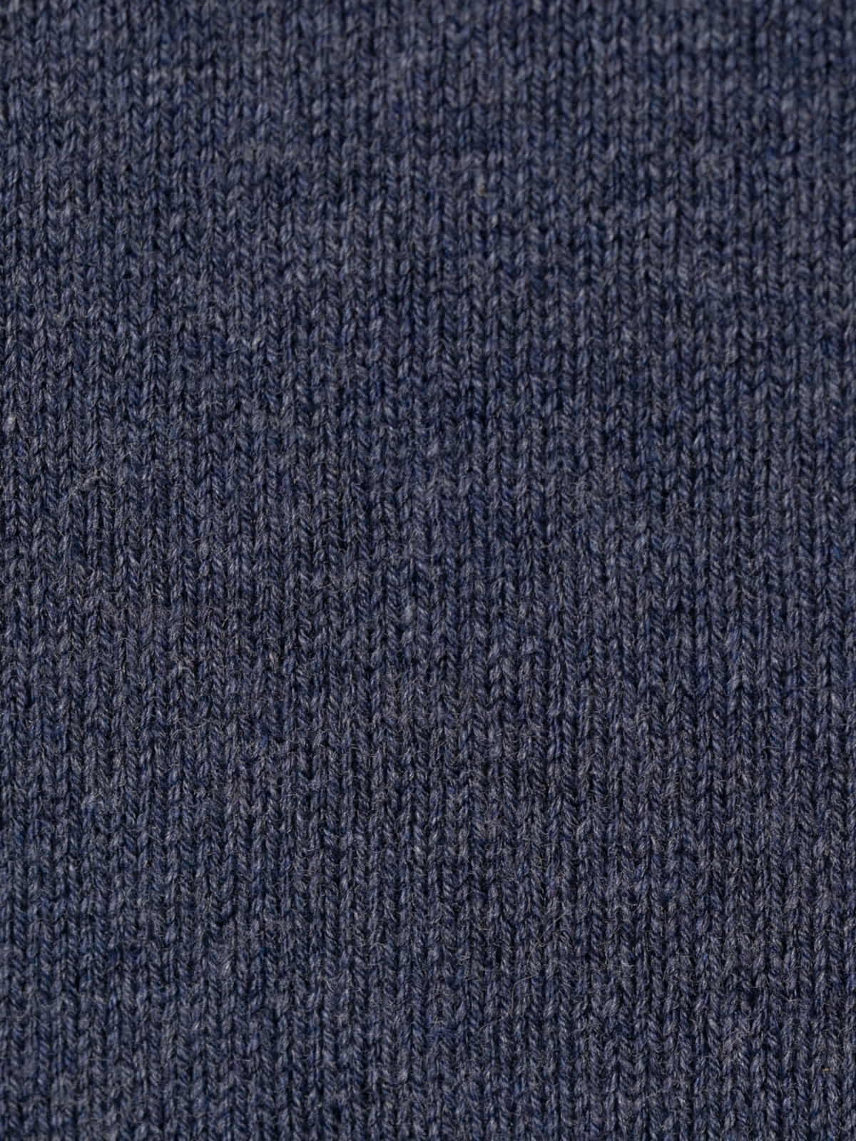 100% cotton knit top with V-neck  Blue Navy colour
