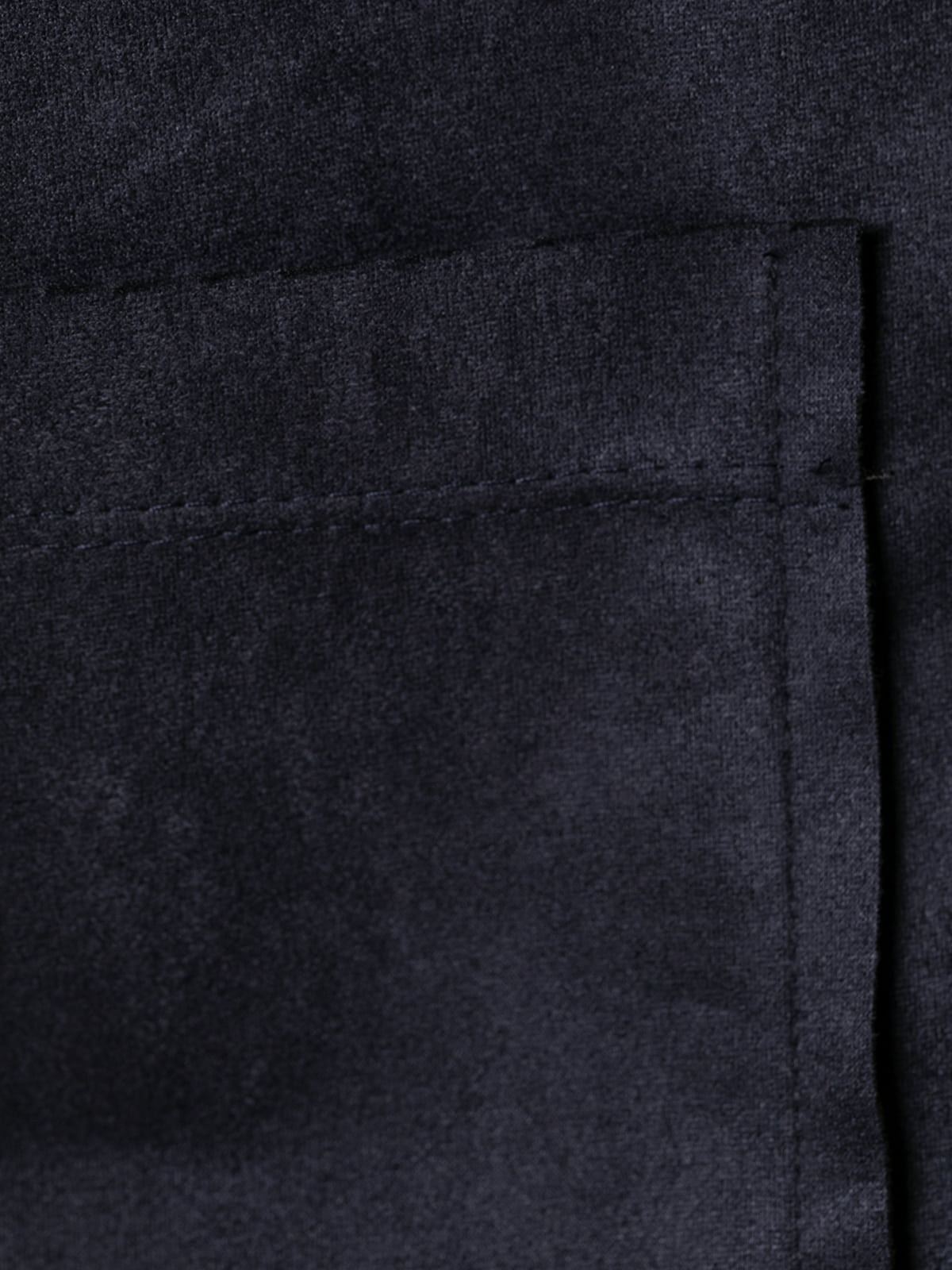Short suede jacket  Blue Navy colour