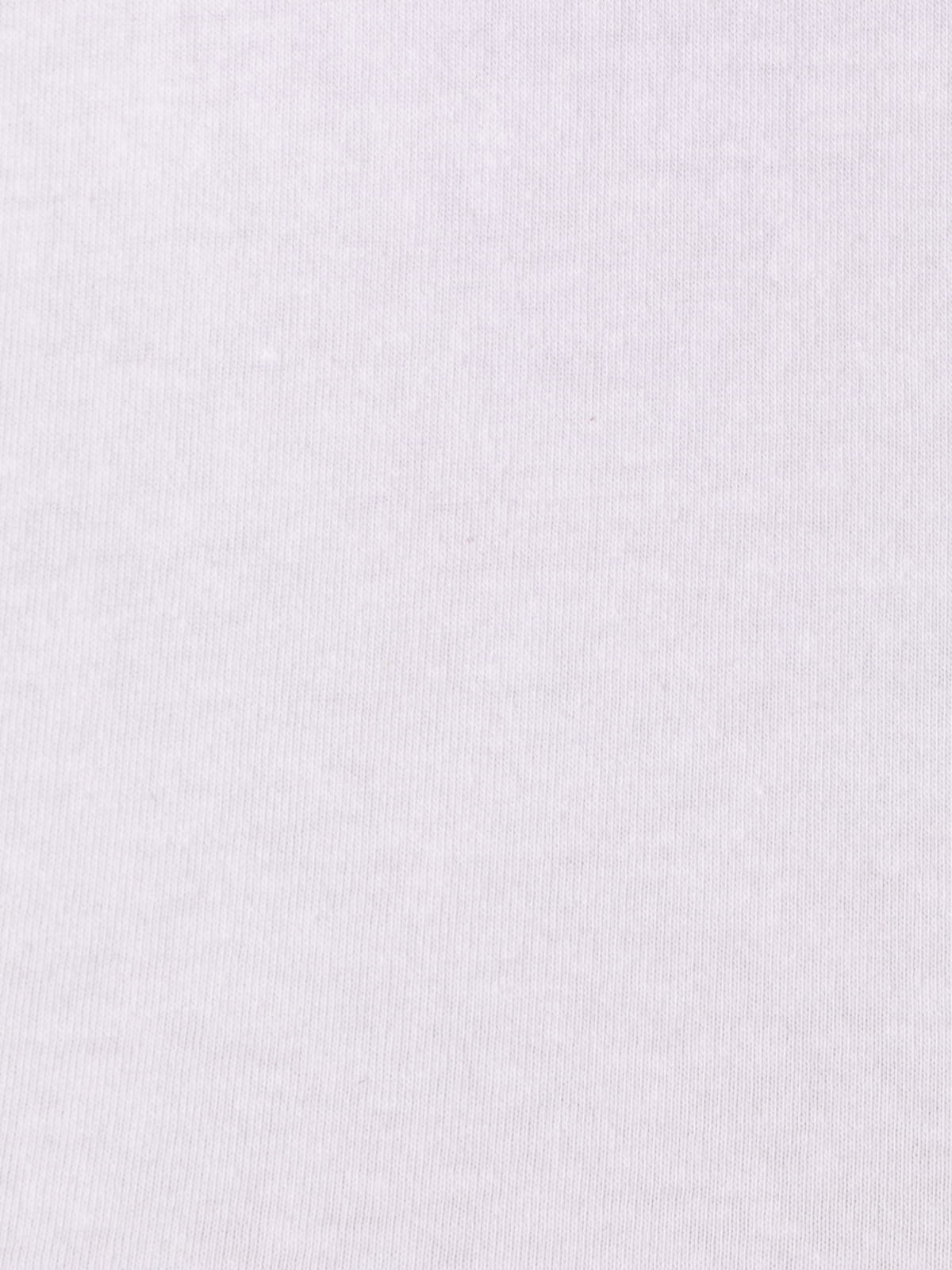 Camiseta algodón 100% c/pico color Blanco
