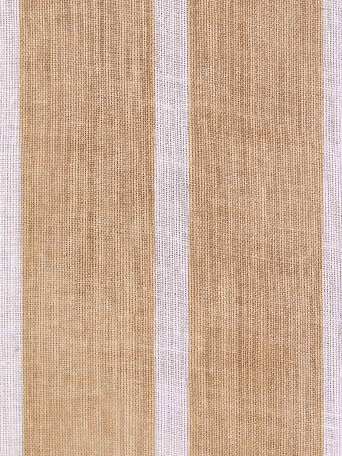 Camisa rayas cotton 100% color Camel