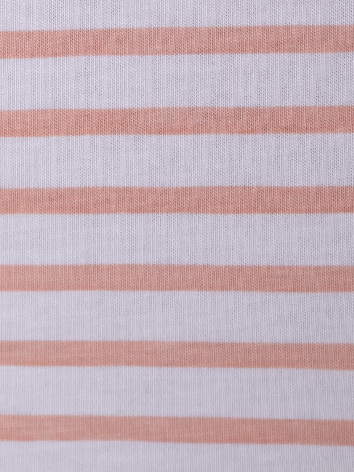 Camiseta de rayas c/redondo vivos color pomelo