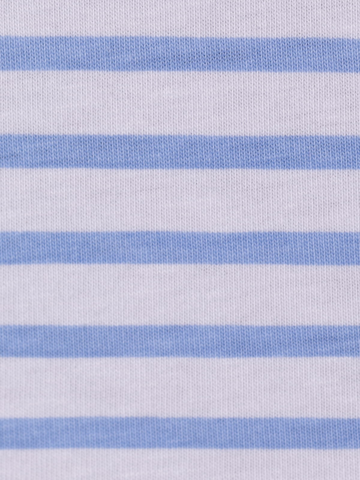 Camiseta de rayas c/redondo vivos color Azul Celeste
