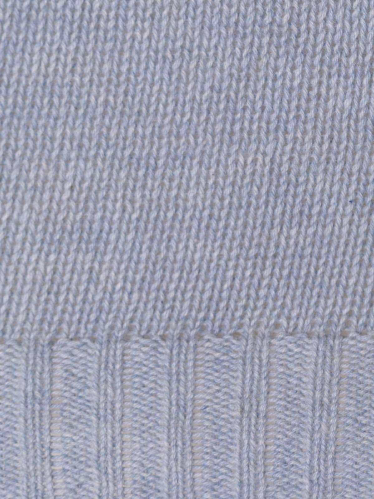 Chaqueta punto 100% cotton c/caja color celeste
