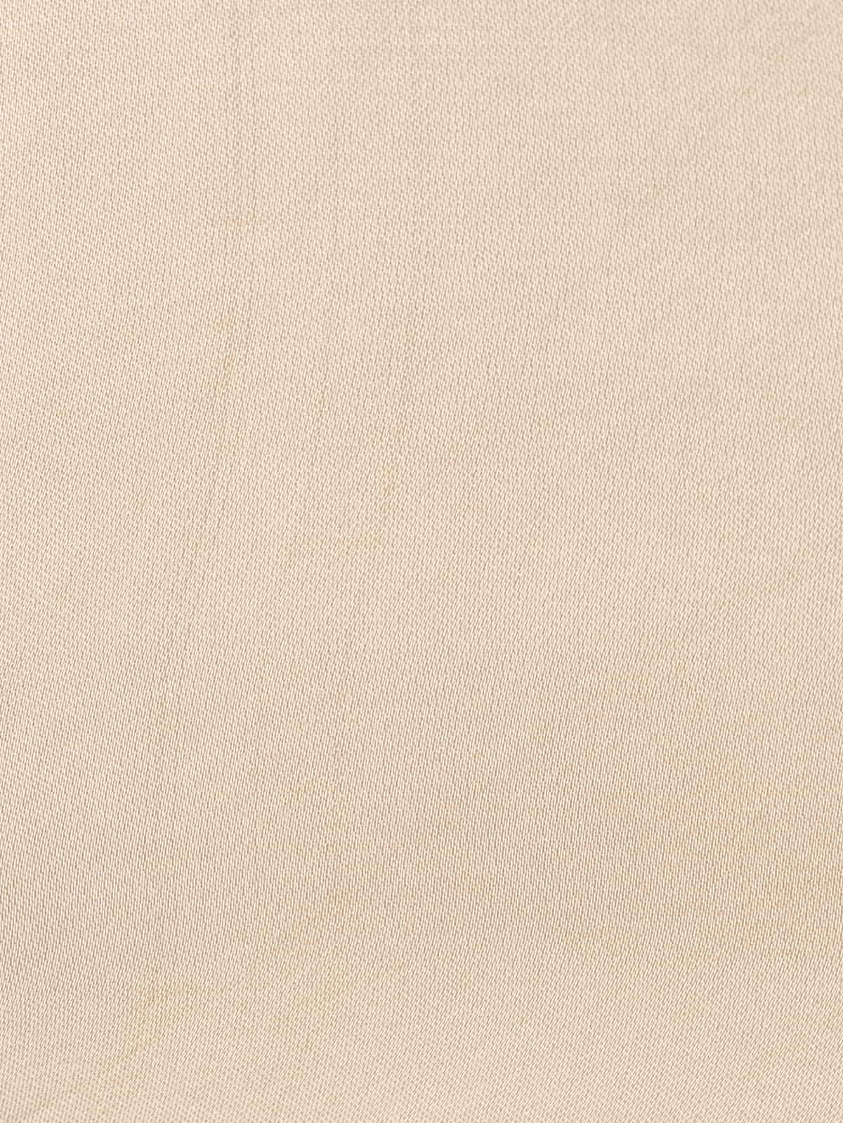 Vegetal satin fluid top  Camel colour