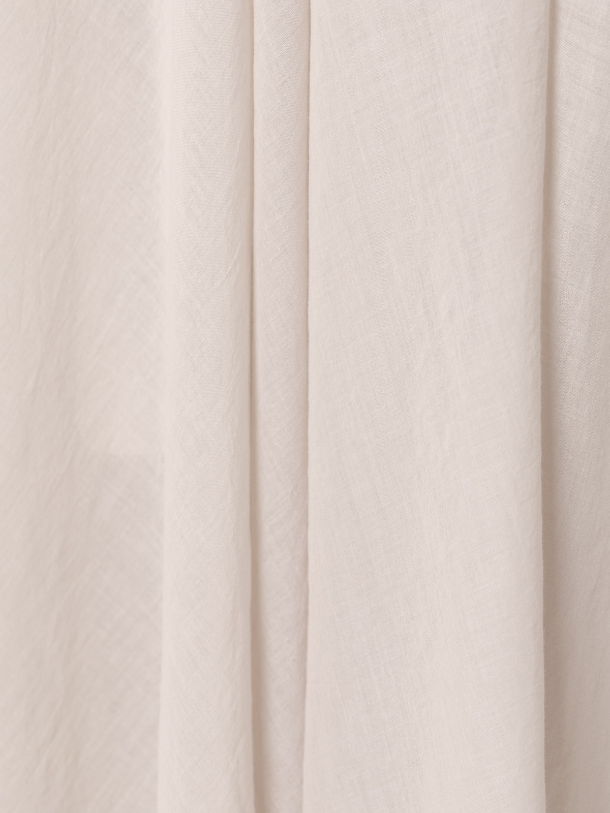 Long, full-length muslin skirt  Beige colour