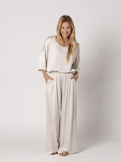 Chaqueta corta capucha visco vegetal color Beige
