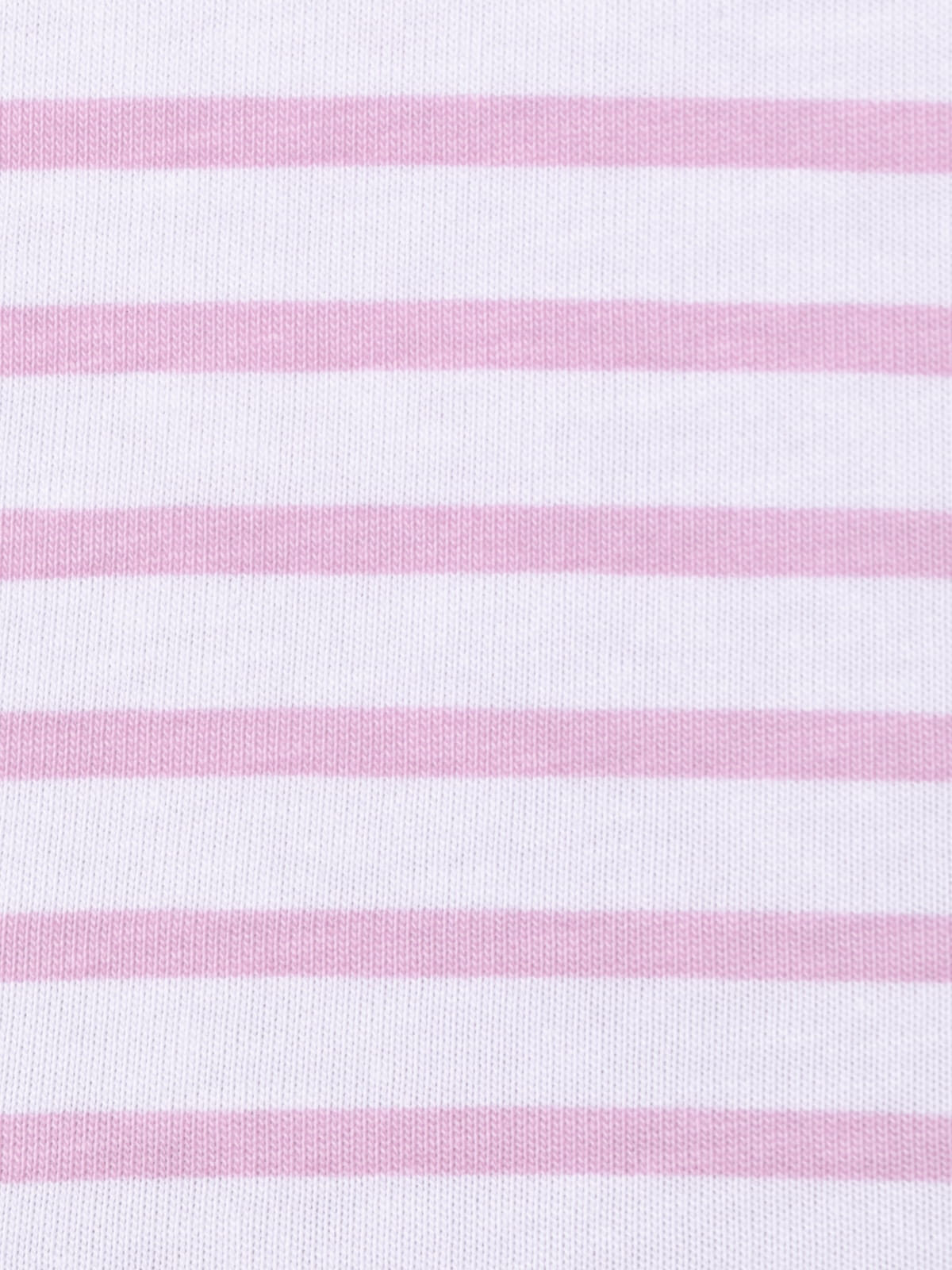 Camiseta de rayas c/redondo vivos color Rosa
