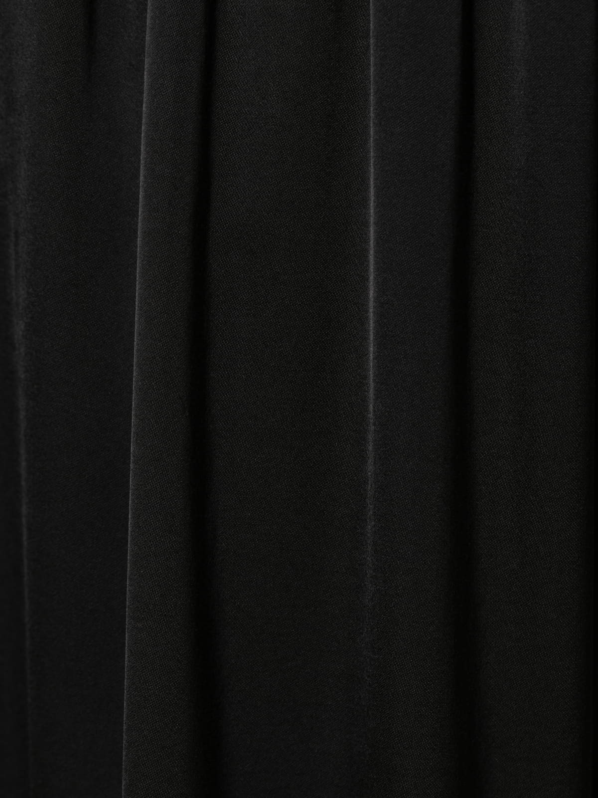 Wide vegetable satin trousers  Black colour