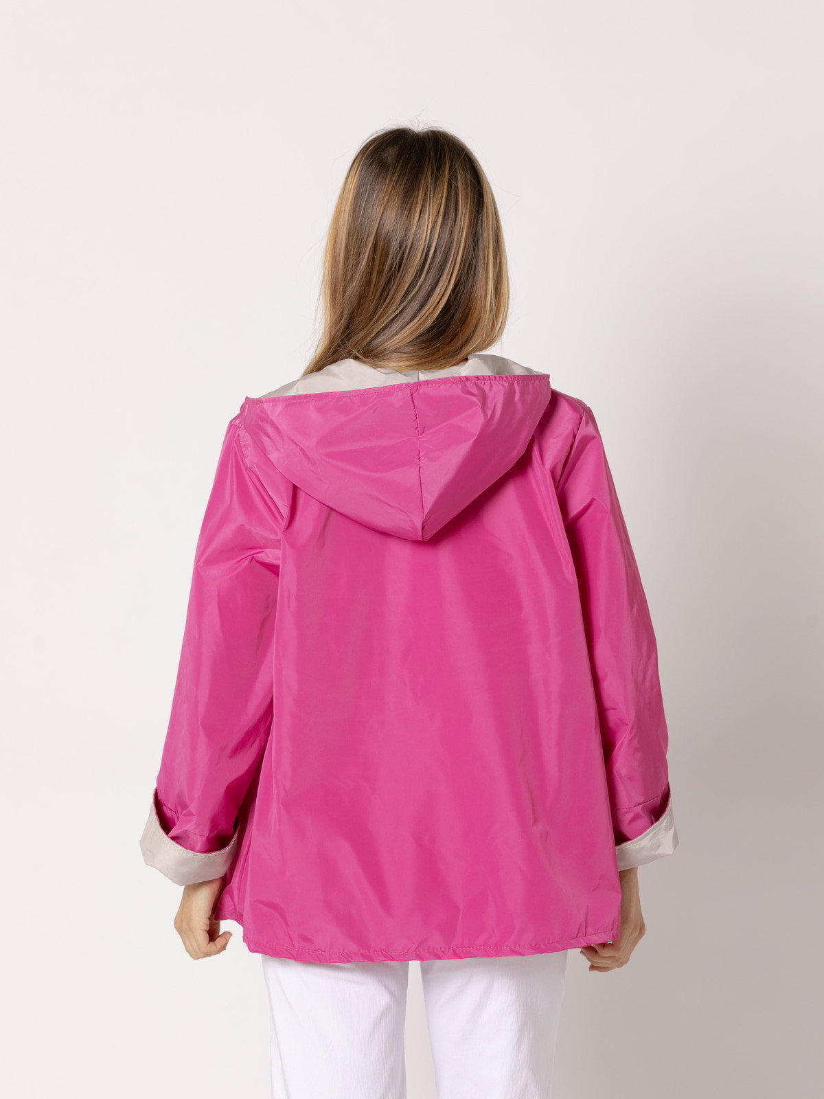 Waterproof jacket with piping  ORQUIDEA colour