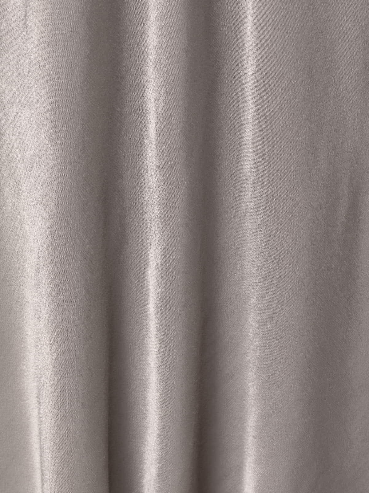 Long vegetable satin skirt  Taupe colour
