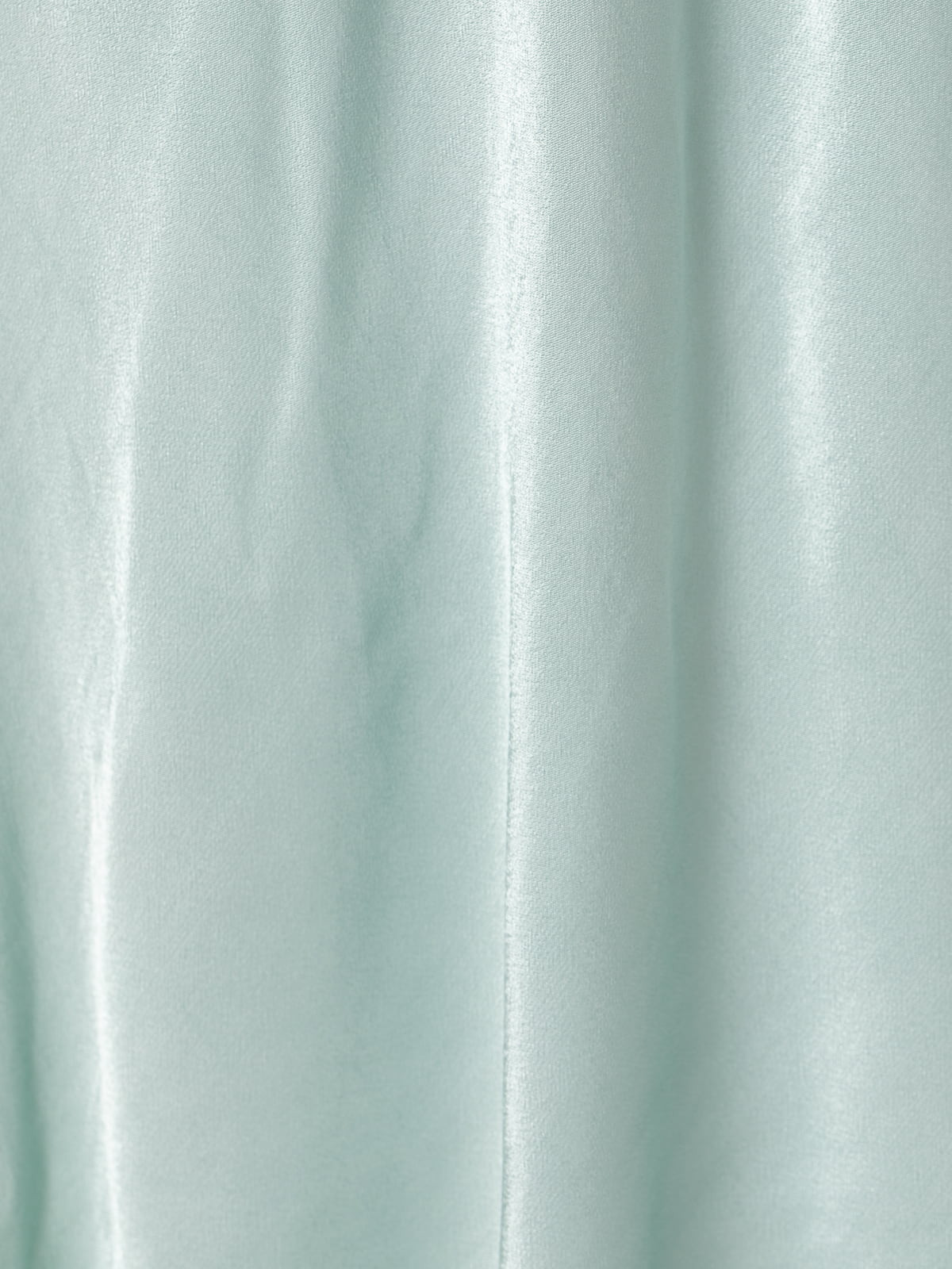 Long vegetable satin skirt  Aqua colour