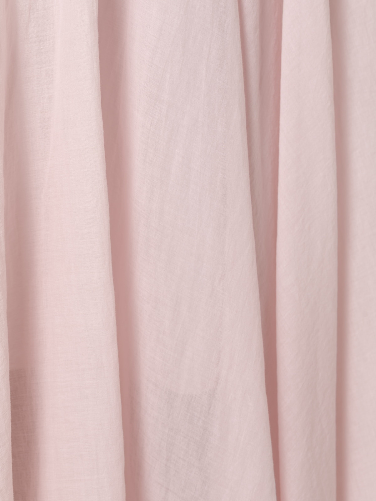 Long, full-length muslin skirt  Pink colour