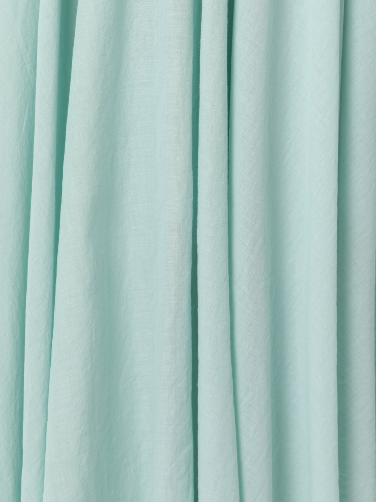 Long, full-length muslin skirt  Aqua colour