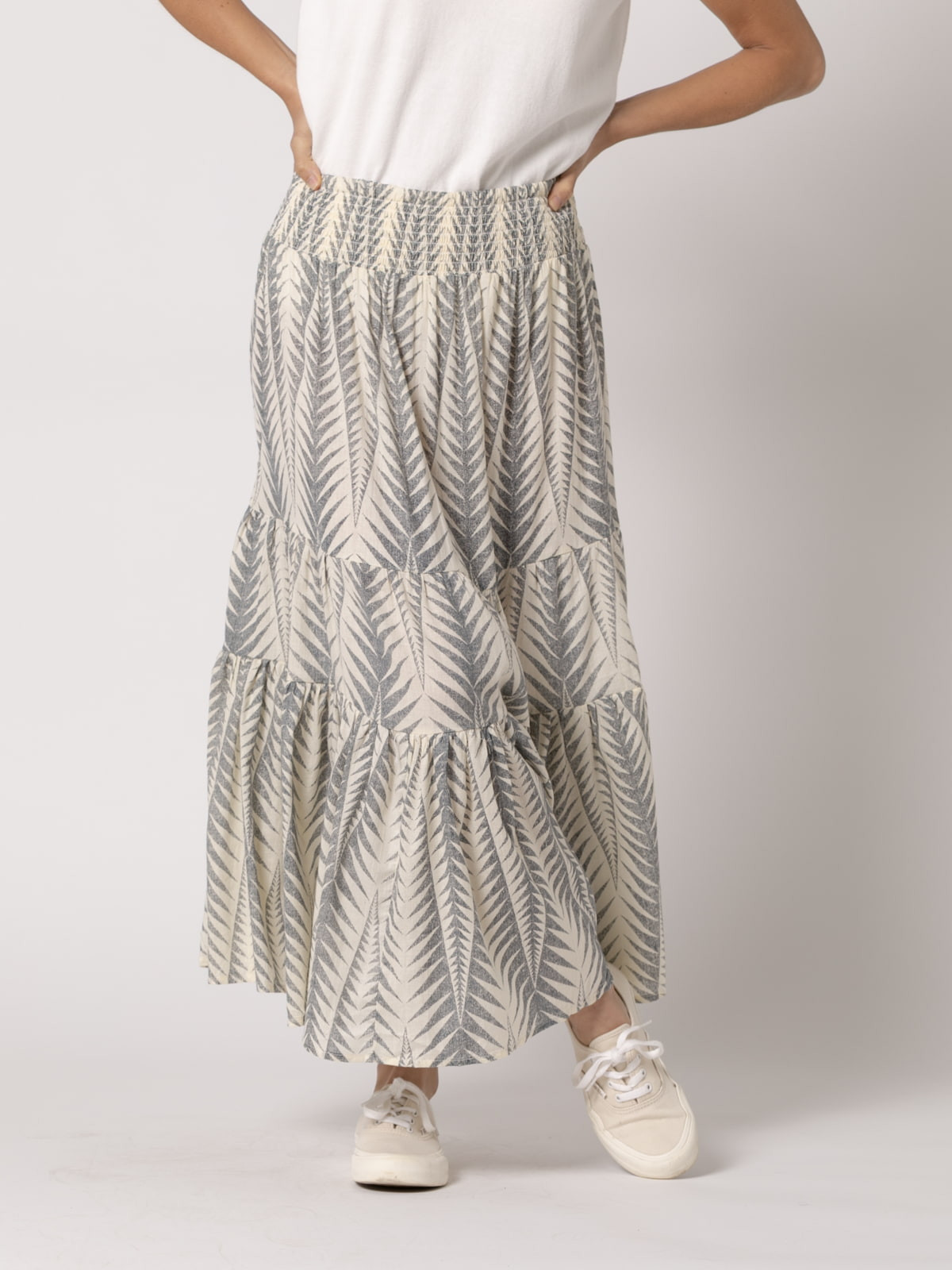 100% cotton zebra skirt  Black colour