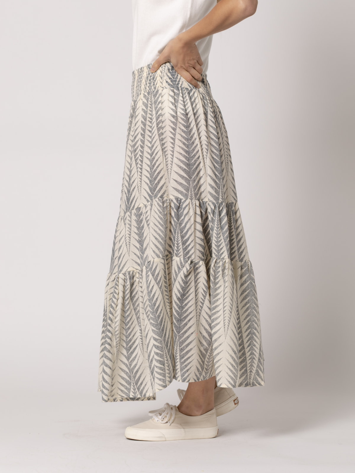 100% cotton zebra skirt  Black colour
