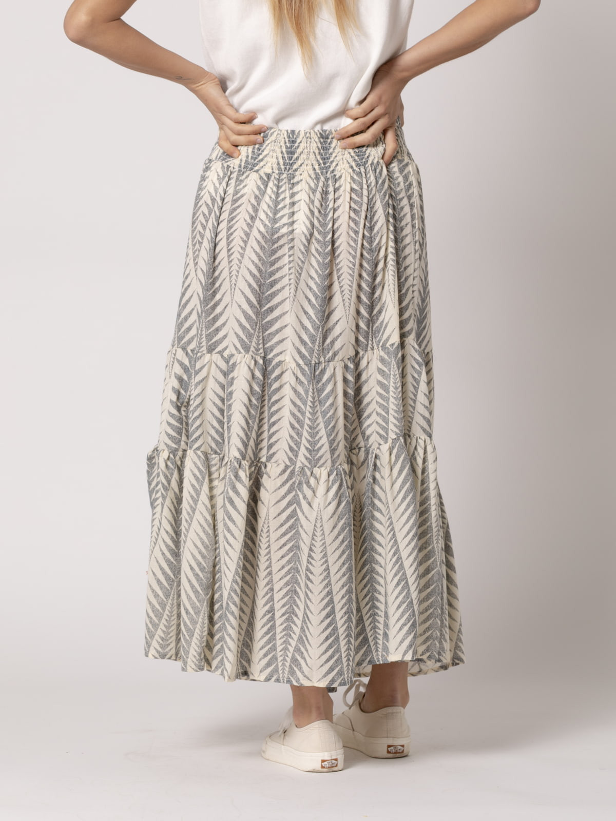 100% cotton zebra skirt  Black colour