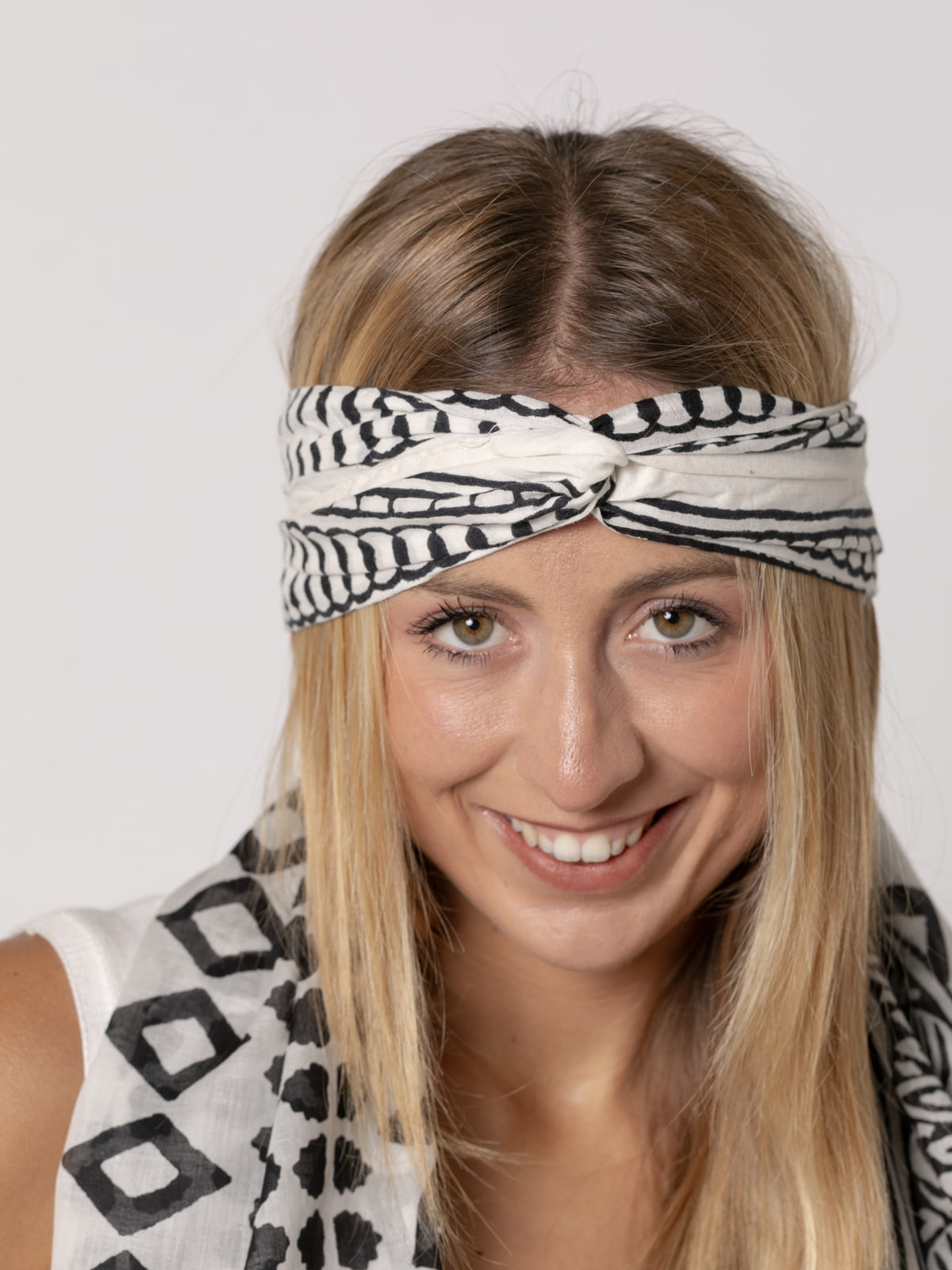 Bandana algodón 100% para pelo color Gris Oscuro