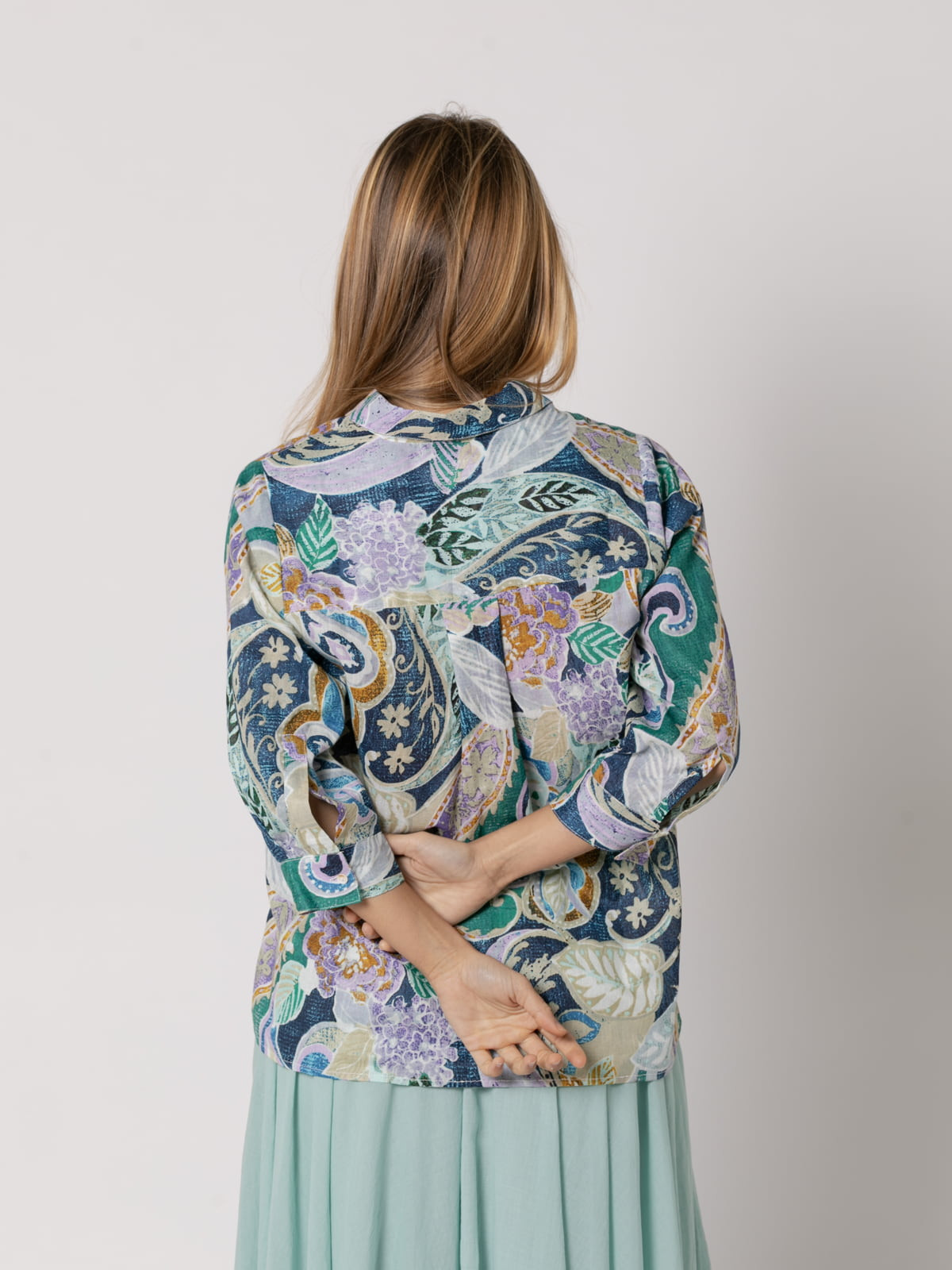 Camisa cotton 100% super print color Caqui