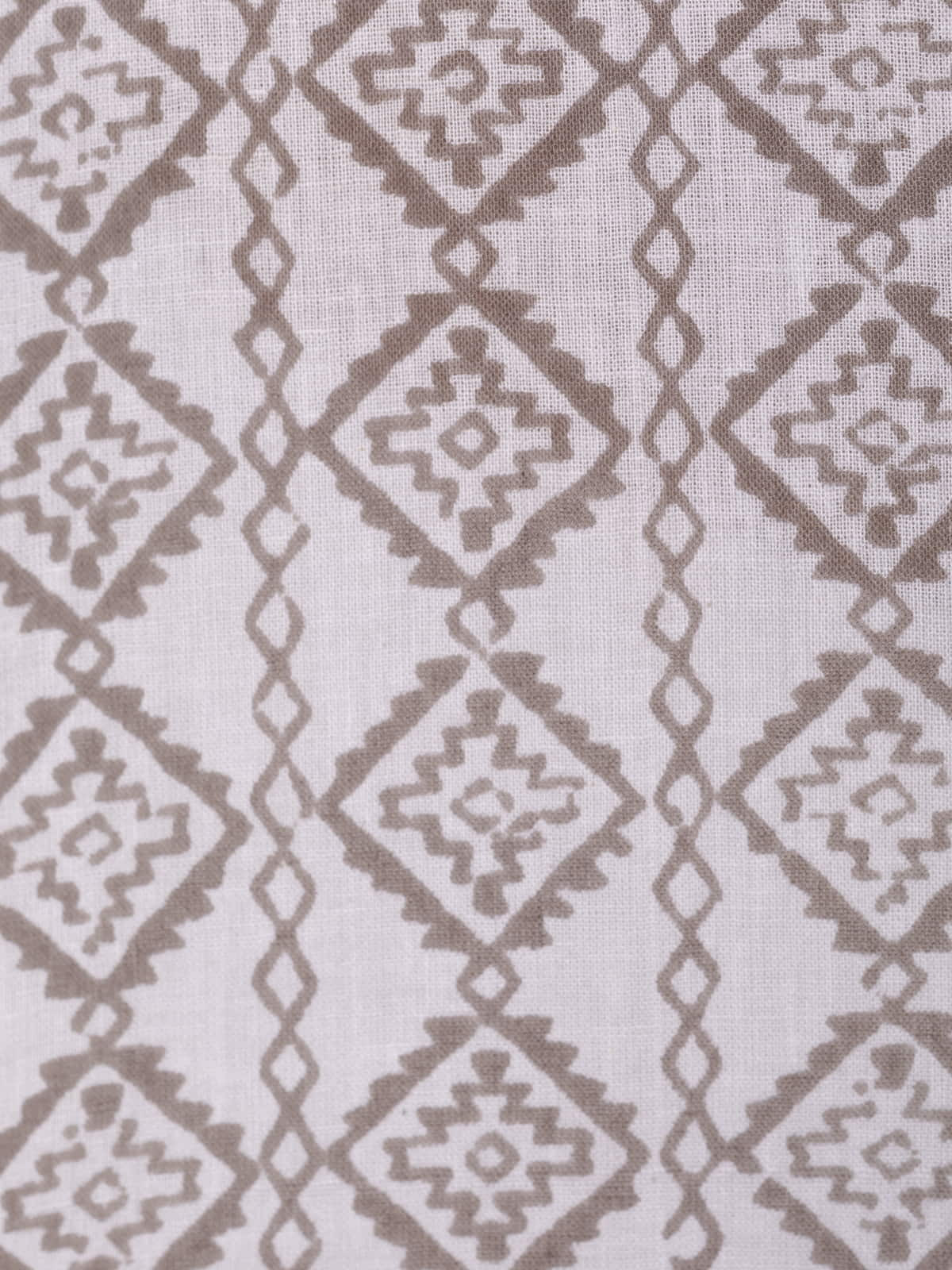 Camisa larga dibujo trendy algodón 100% color Taupe