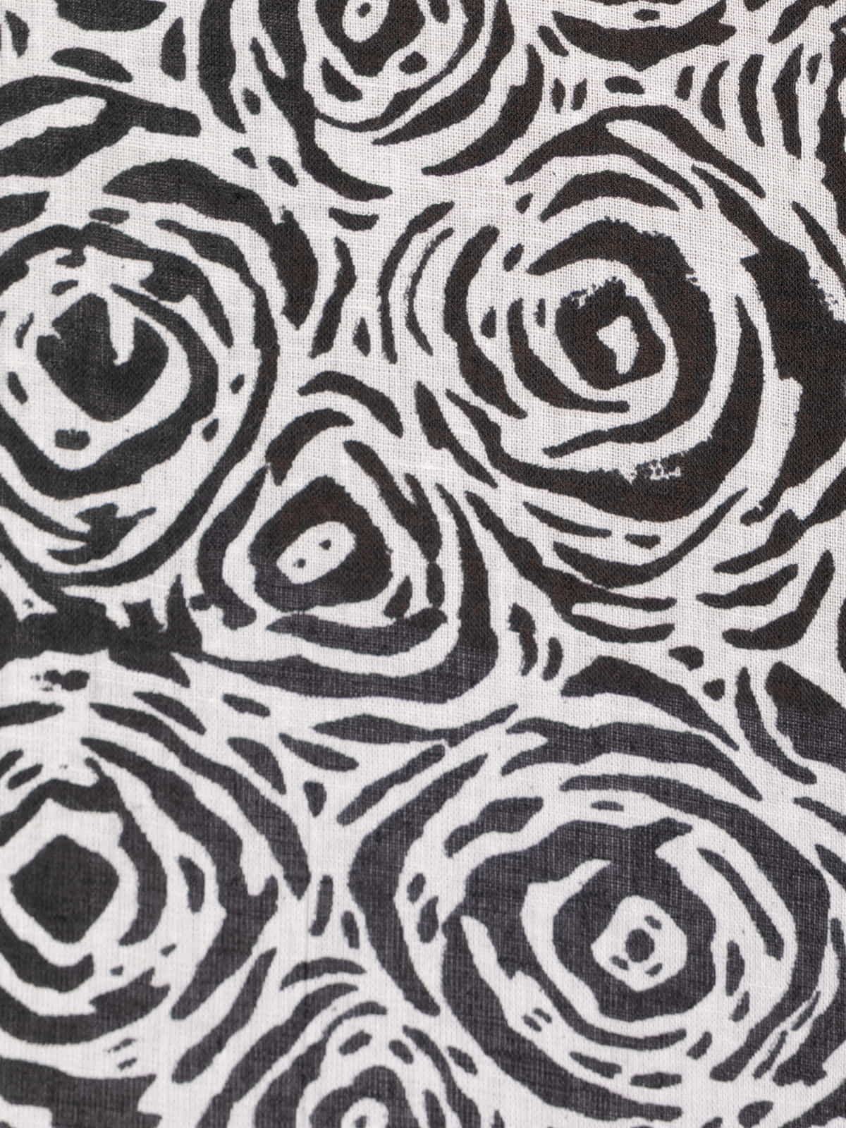 Camisa c/caja dibujo camelias color Negro