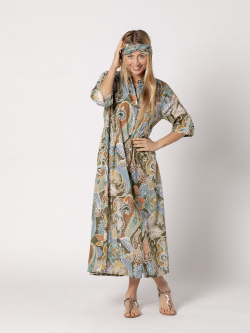 Long shirt dress  Khaki colour