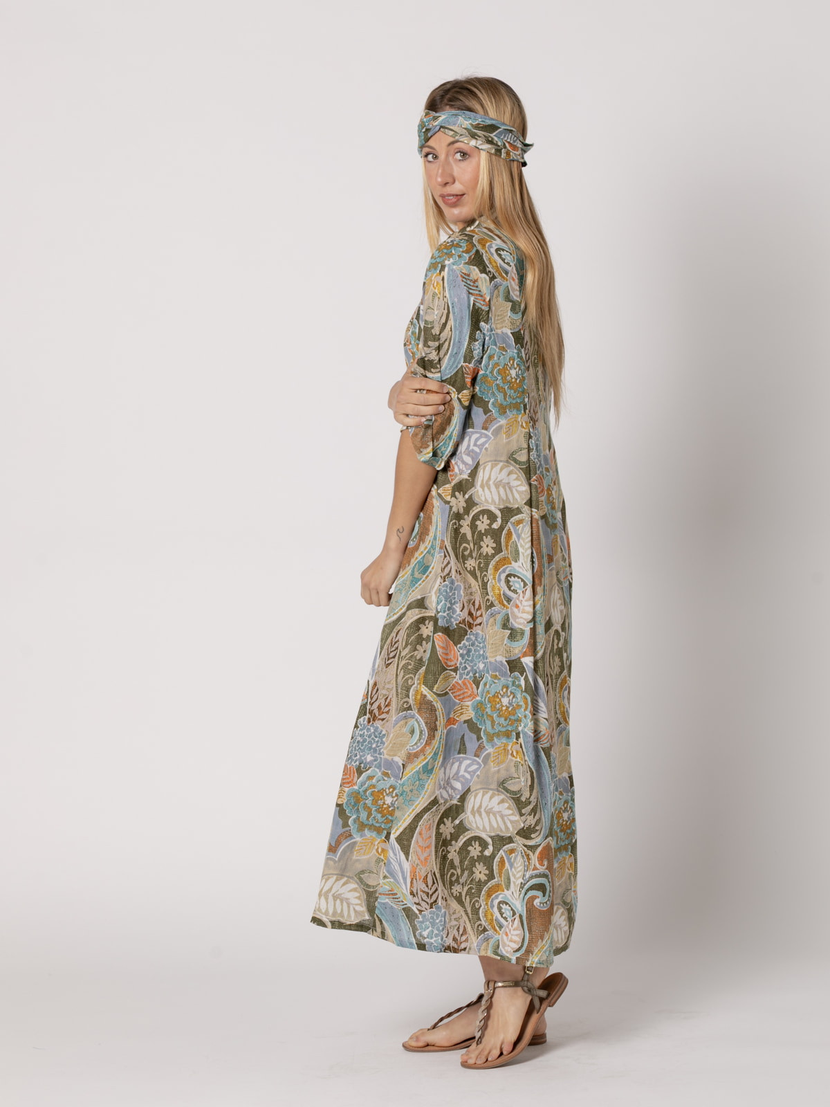 Long shirt dress  Khaki colour