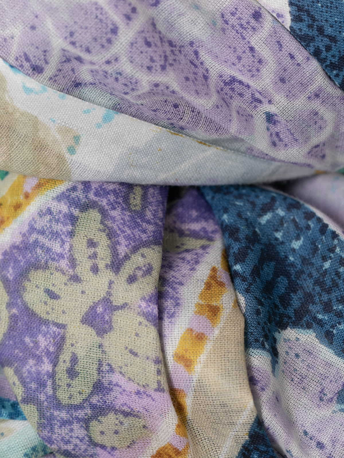 100% cotton cashmere pattern scarf  esmeralda colour