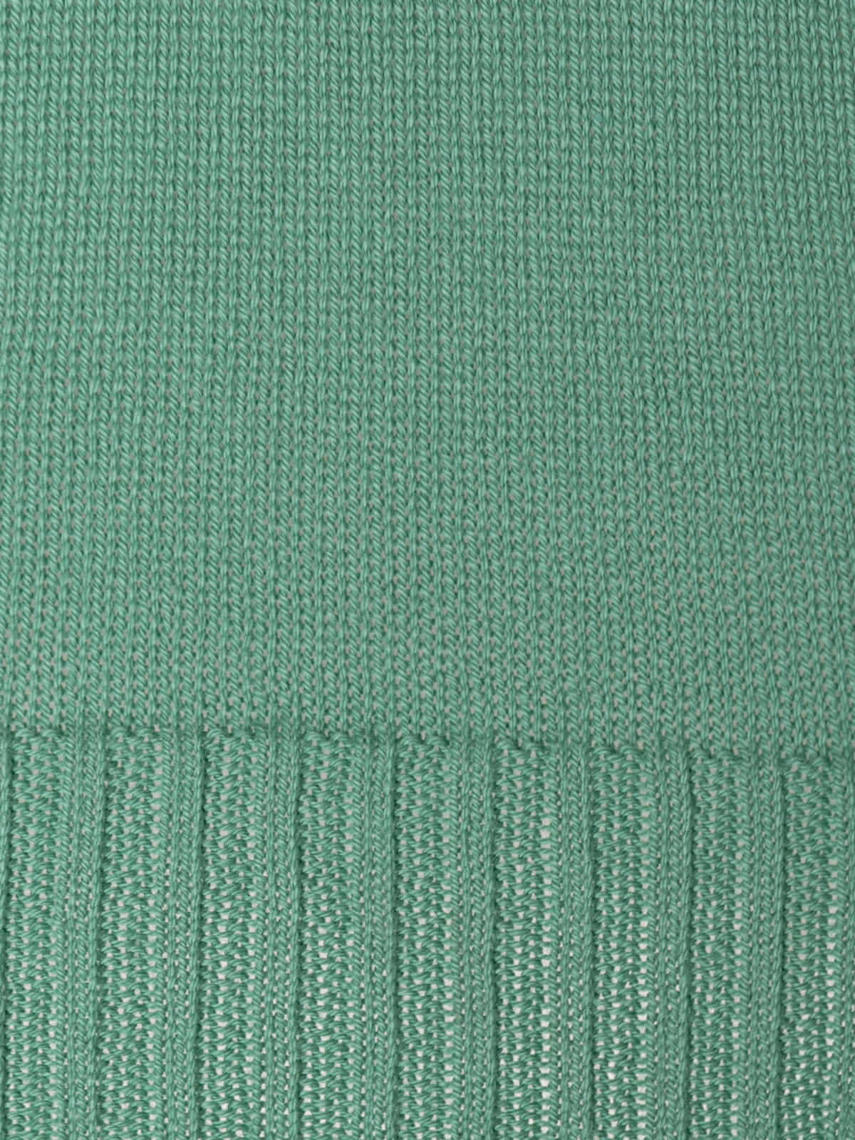Top punto c/pico cotton 100% color esmeralda