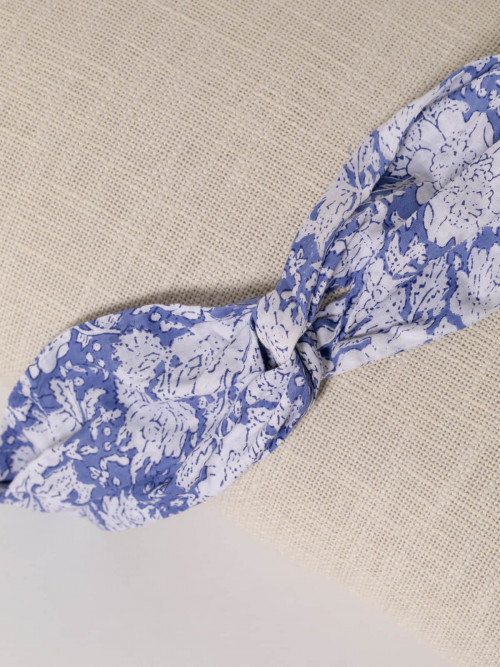 100% cotton headband for hair Blue Lightcolour