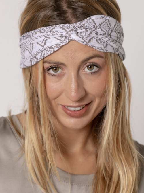 Bandana para pelo algodón 100% color Taupe