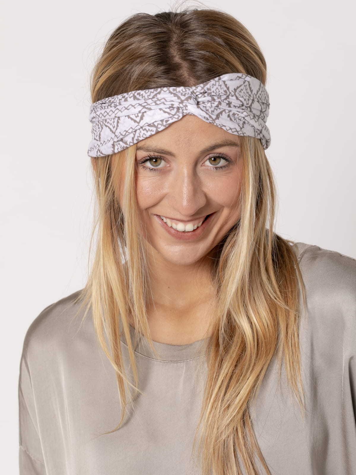 Bandana para pelo algodón 100% color Taupe